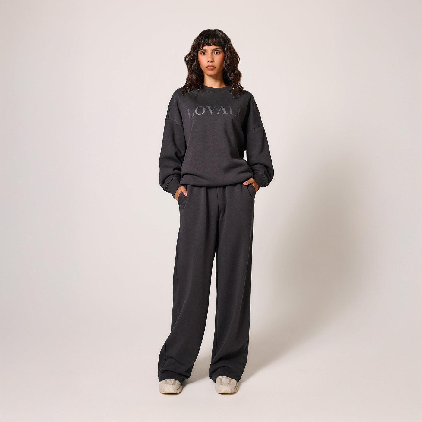 Organic Oversized Sweatshirt Style 4 - Shadow