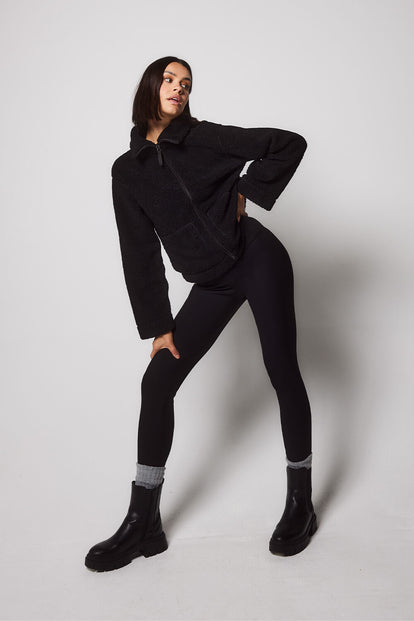 Warm, covering thermal legging