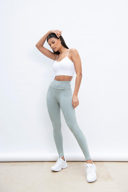 Buy Sage Green Maternity Ribbed Leggings from the Next UK online shop
