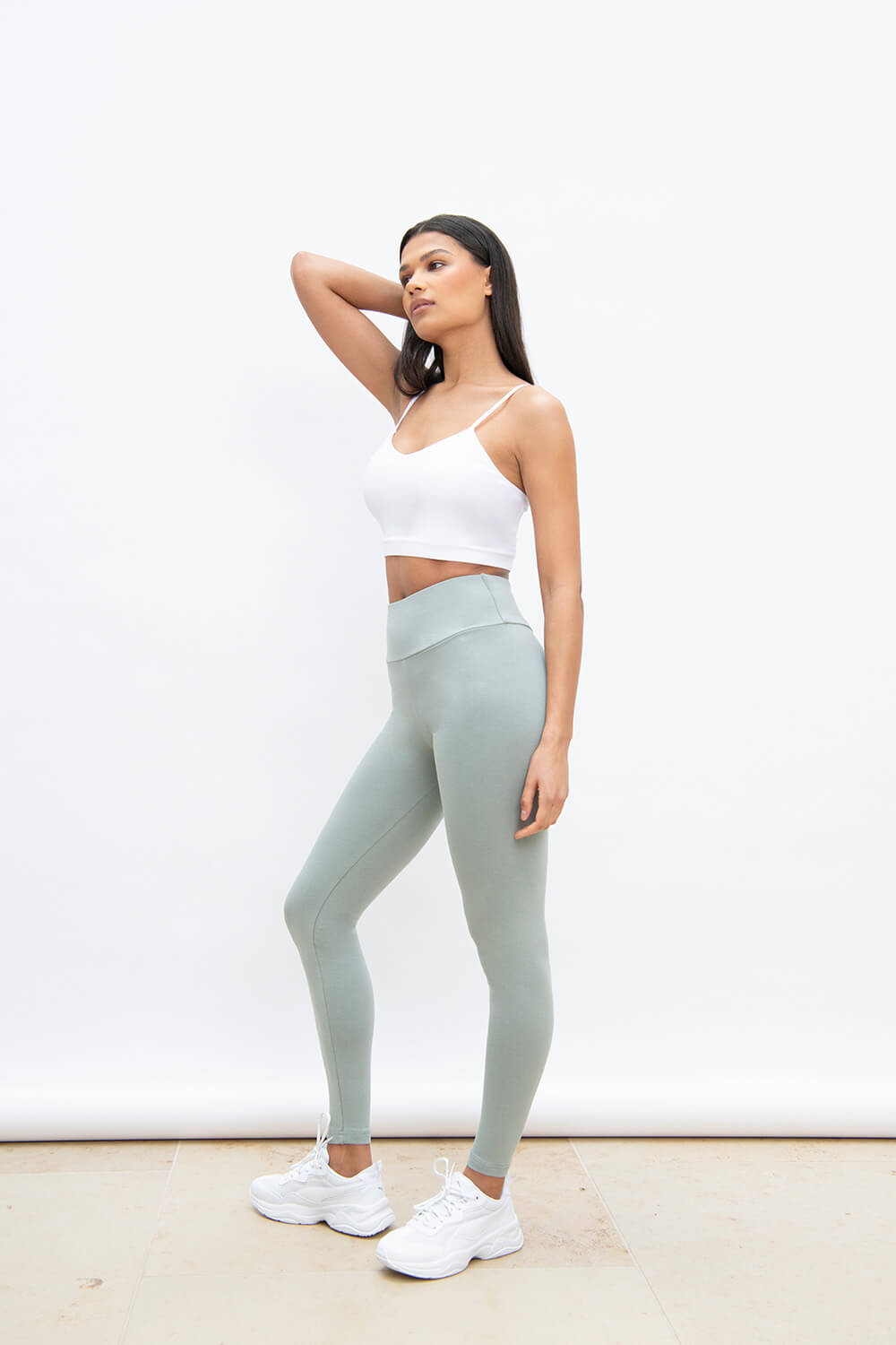 Green high outlet waisted leggings