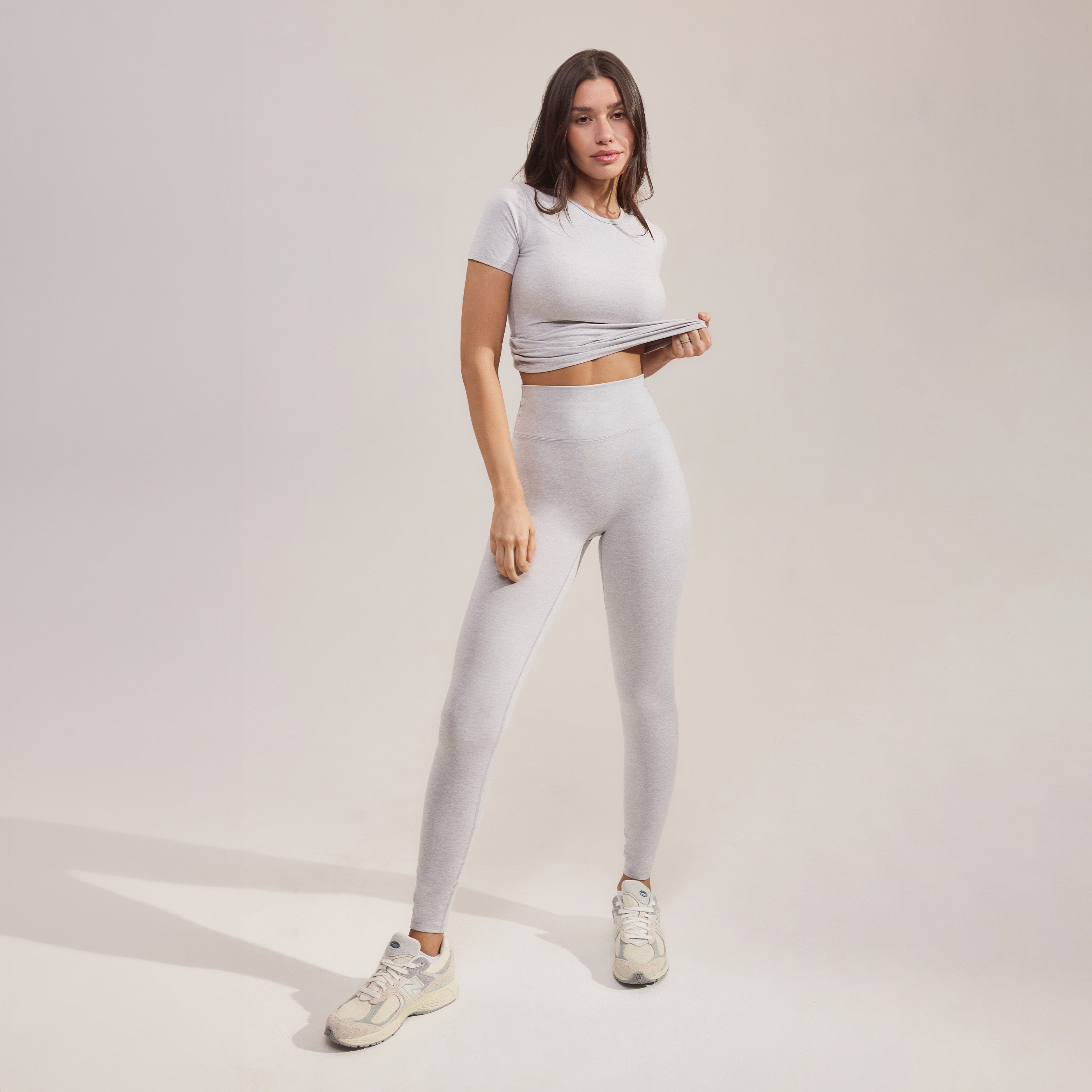 Ultimate Everyday Leggings Light Grey Marl