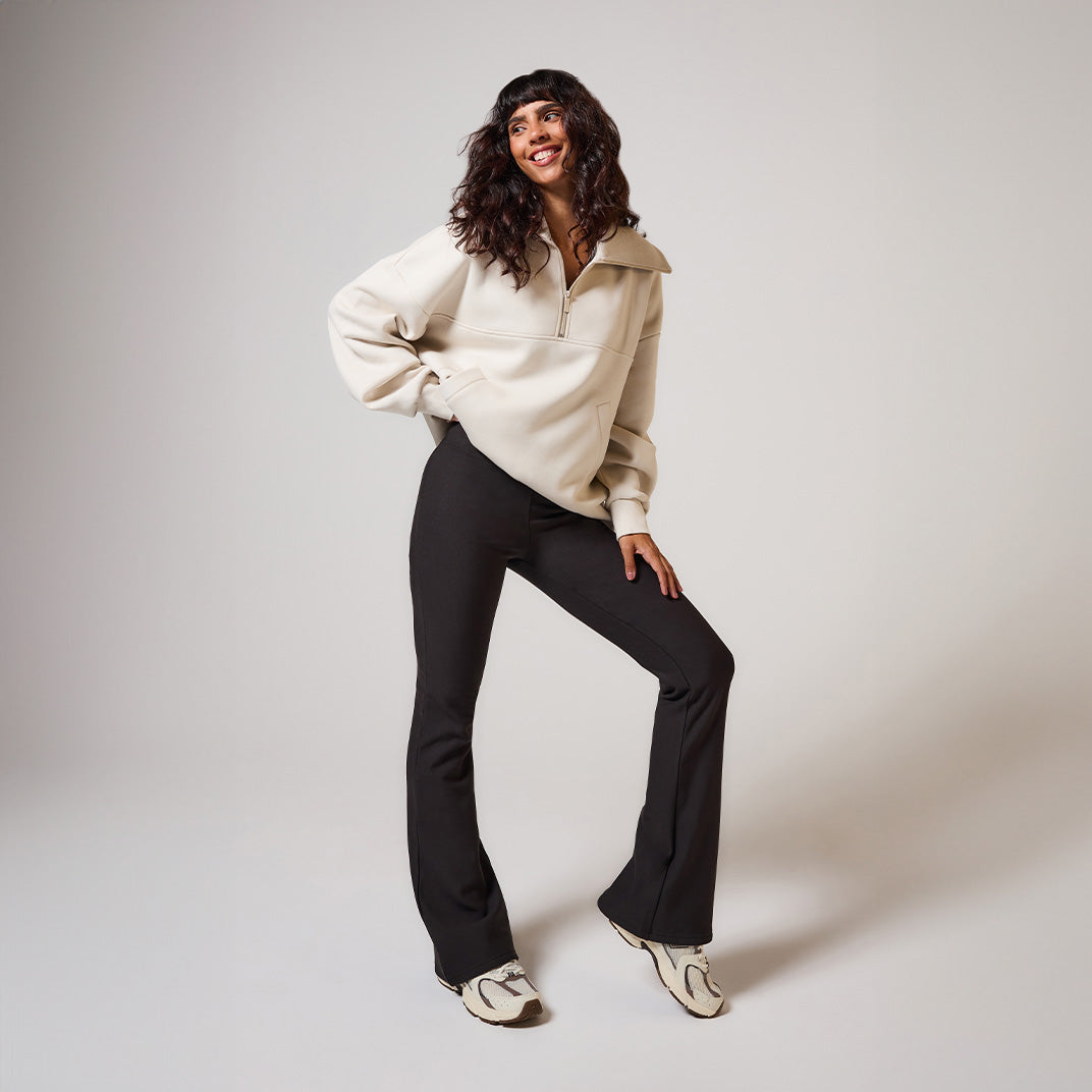 Winter Flare Leggings - Black Coffee