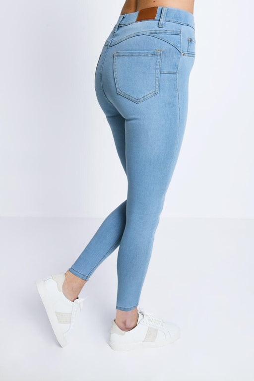 Light Blue Ankle Grazer Jeggings Love Leggings