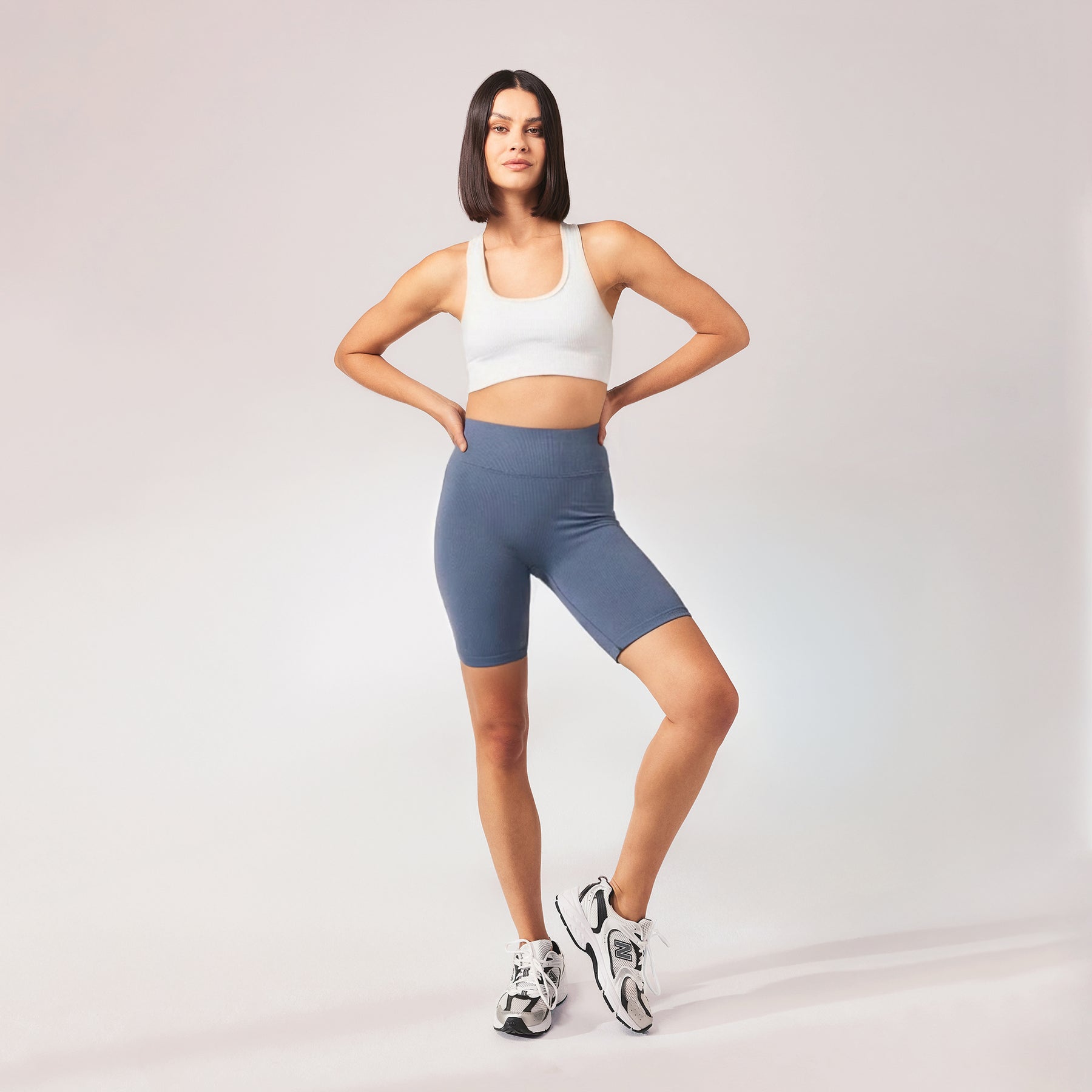 Lightweight Everyday Cycling Shorts - Steel Blue