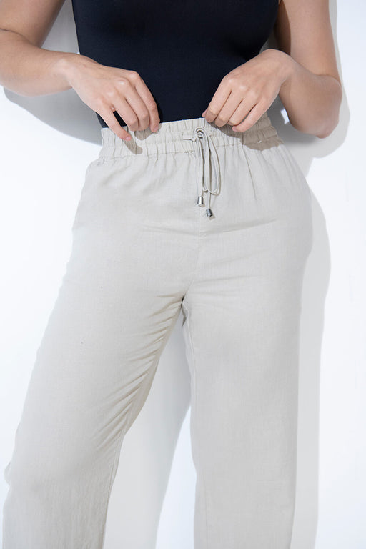 Everyday Linen Trousers--Stone
