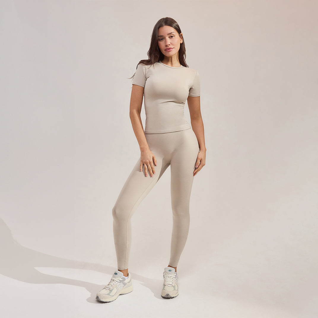 Ultimate Everyday Leggings - Oatmeal Beige