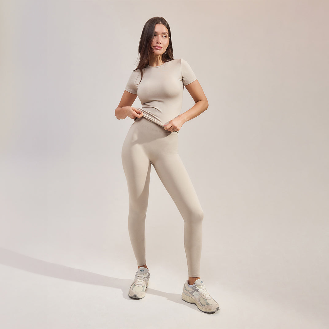 Ultimate Everyday Leggings - Oatmeal Beige