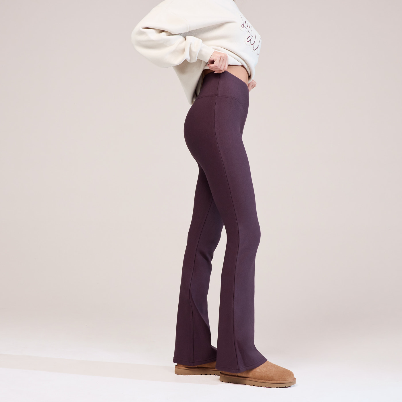 Winter Flare Leggings - Wine