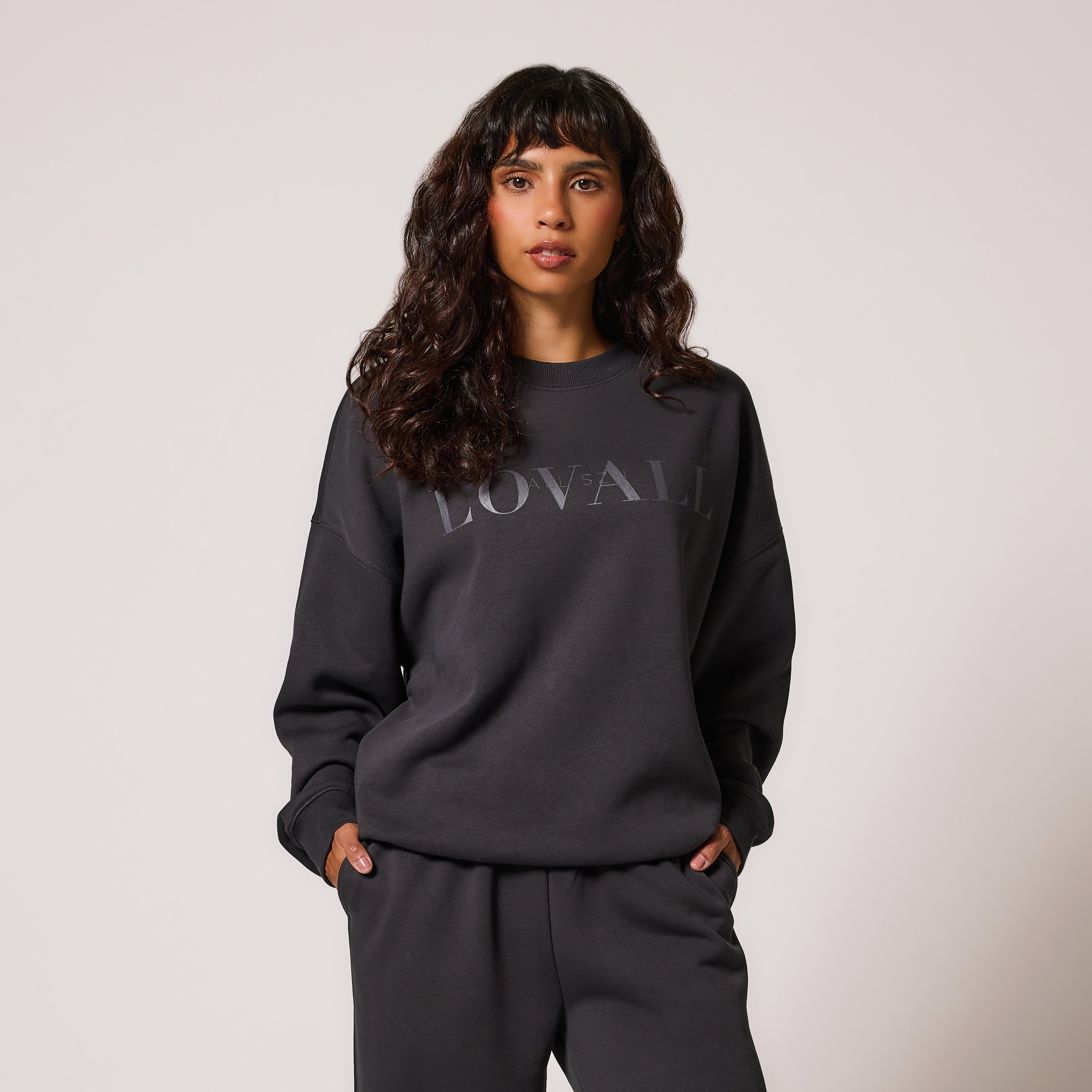 Organic Oversized Sweatshirt Style 4 - Shadow
