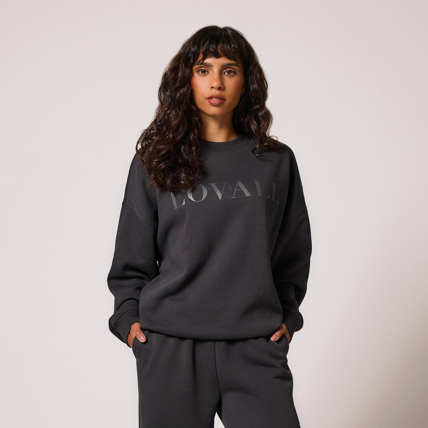 Organic Oversized Sweatshirt Style 4 - Shadow