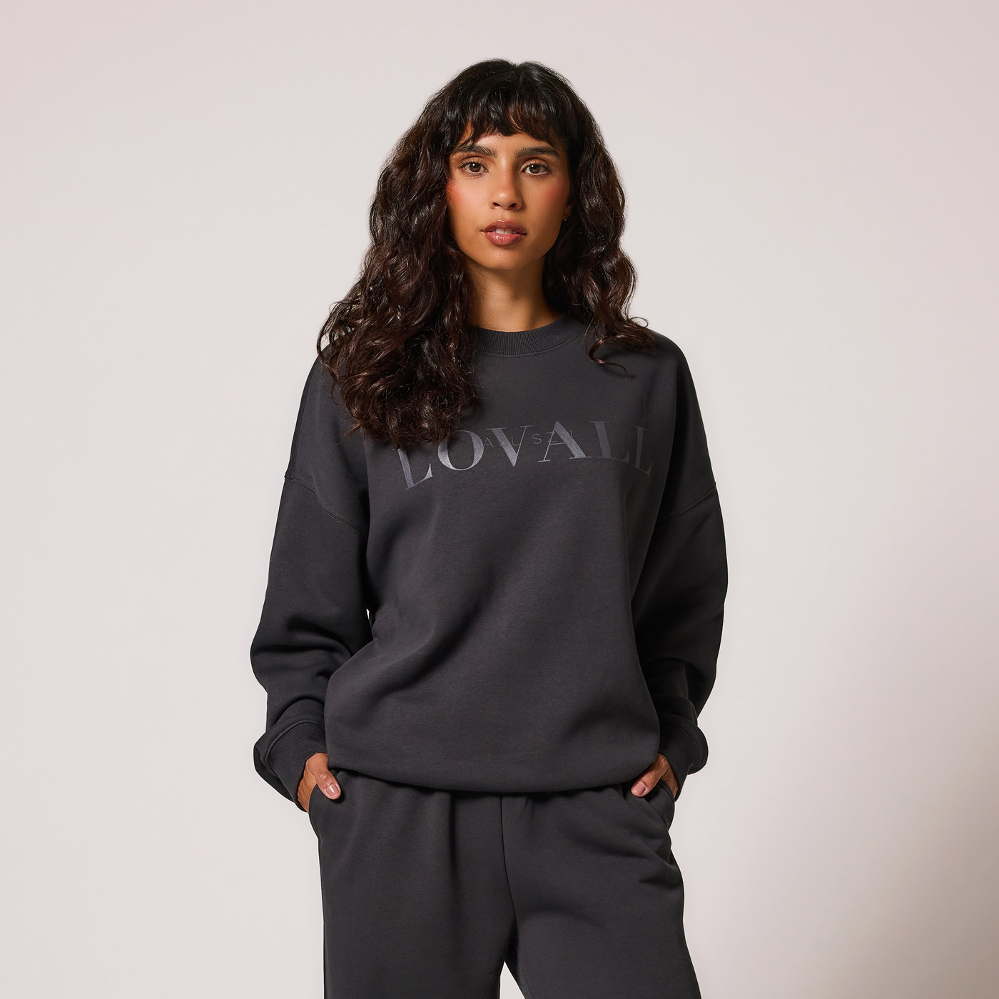 Organic Oversized Sweatshirt Style 4 - Shadow