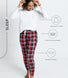 Soft Touch Pyjama Set - Navy & Red Check
