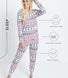 Soft Touch Pyjama Set - White Christmas Print