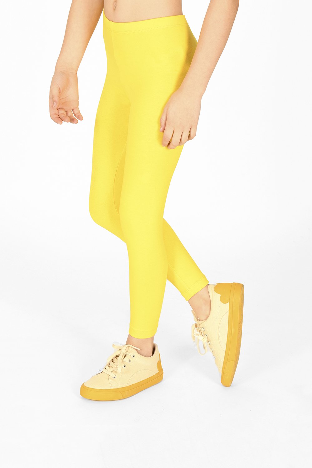 Buy online Yellow Printed Regular Fit Legging from girls for Women by  V-mart for ₹199 at 0% off | 2024 Limeroad.com
