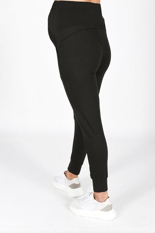Maternity Recharge Joggers--Midnight Black