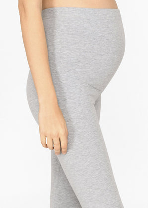 Maternity Everyday Leggings - Light Grey Marl