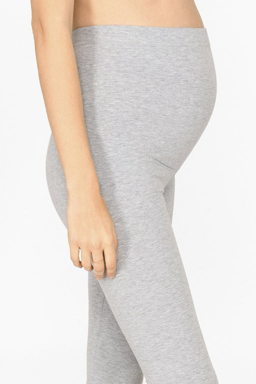 Maternity Everyday Leggings--Light Grey Marl