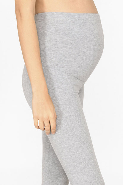 Maternity Everyday Leggings - Light Grey Marl
