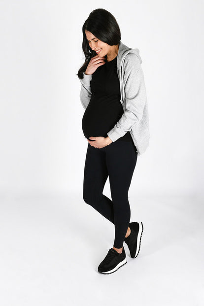 Revitalise Full Length Midnight Black Maternity Go-To Leggings