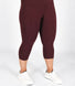 Curve Revitalise Cropped High Waisted Leggings - Winter Berry