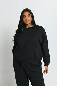 Curve Everyday Comfy Sweatshirt - Black