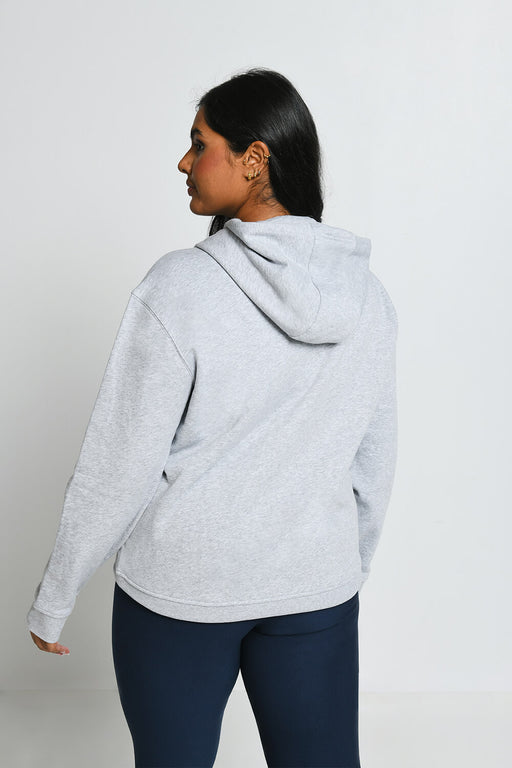 Curve Everyday Pullover Hoodie--Light Grey Marl