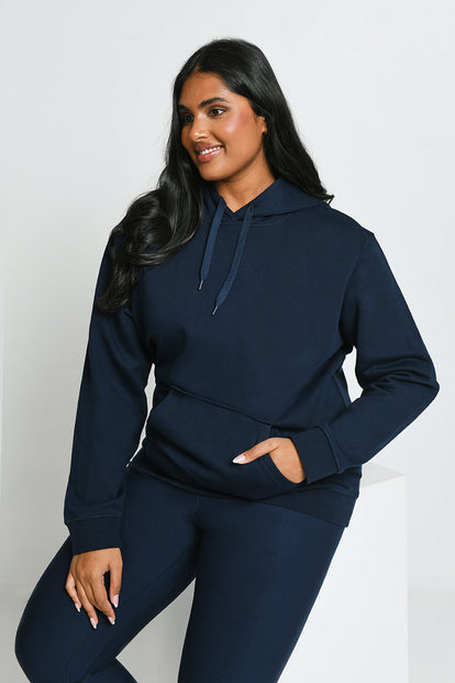 Curve Everyday Pullover Hoodie - Navy Blue