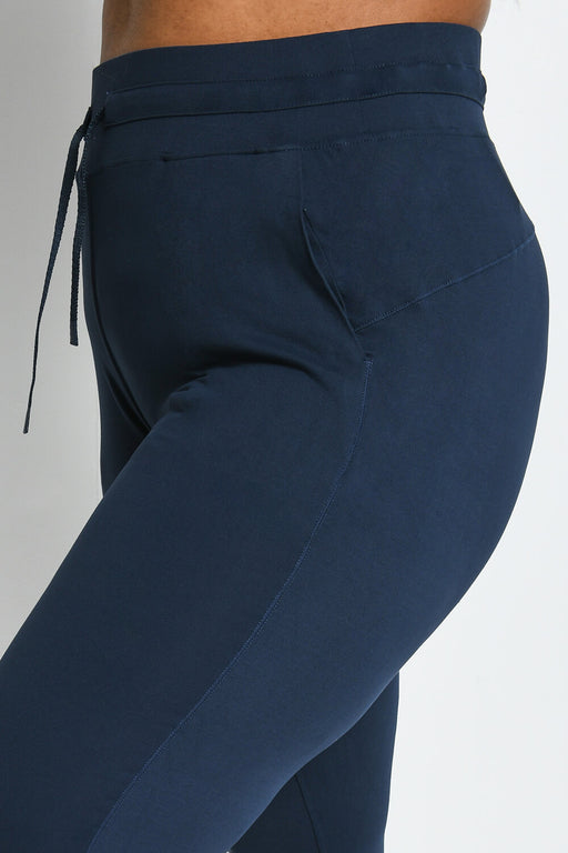 Curve Recharge High Waisted Joggers--Navy Blue