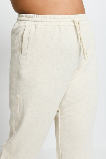 Curve Luxe Lounge Jogger - Vanilla Marl