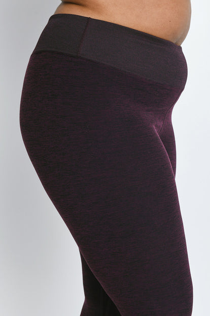 Curve Luxe High Waisted Loungewear Leggings - Winter Berry