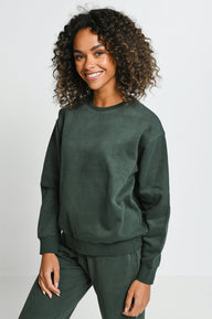 Everyday Comfy Sweatshirt - Forest Green