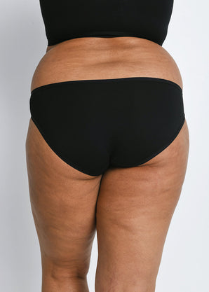 Curve Cotton Bikini Knickers 3 Pack - Black