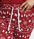 Curve Soft Touch Pyjama Set - Burgundy Christmas Print