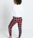 Soft Touch Pyjama Set - Navy & Red Check