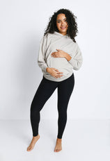 Maternity Luxe Loungewear Leggings - Black
