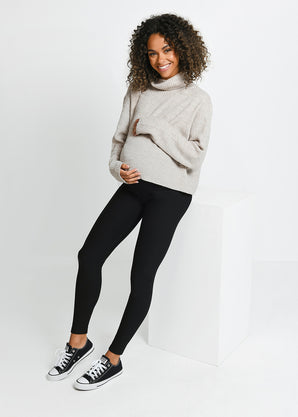 Maternity Winter Everyday Leggings - Black