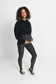 Maternity Winter Everyday Leggings - Dark Grey