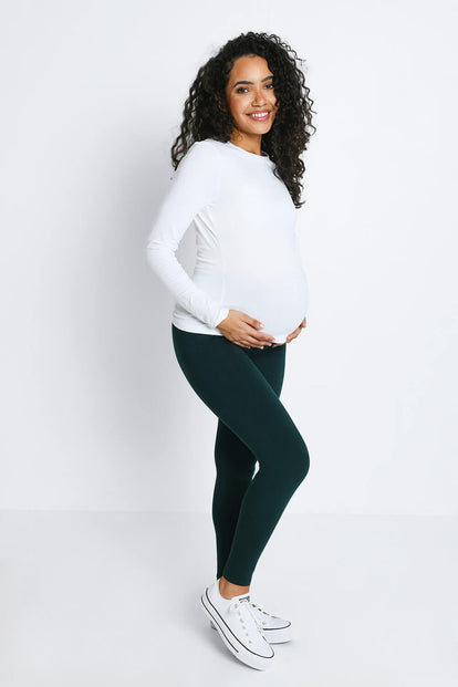 Forest Green Curve Seamless Leggings