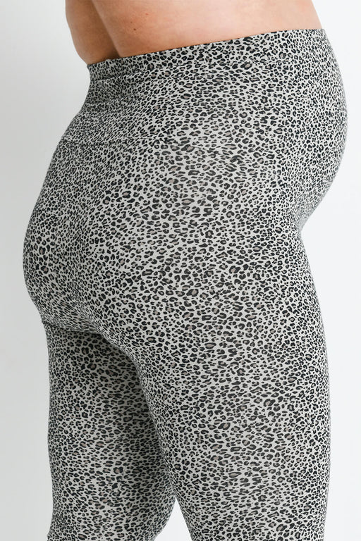 Maternity Everyday Leggings--Leopard Print