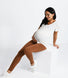 Maternity Everyday Leggings - Mocha Brown