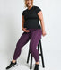 Maternity Focus 7/8 Sports Leggings - Mulberry Plum