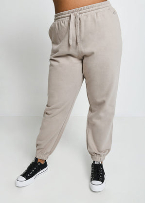 Curve Everyday Comfy Joggers - Oatmeal Beige