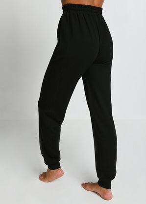 Luxe Lounge Jogger - Black