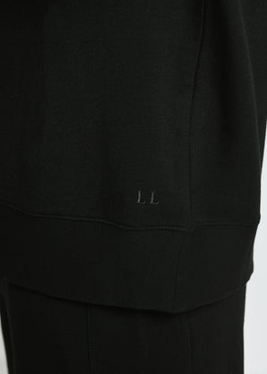 Luxe Lounge Sweatshirt - Black
