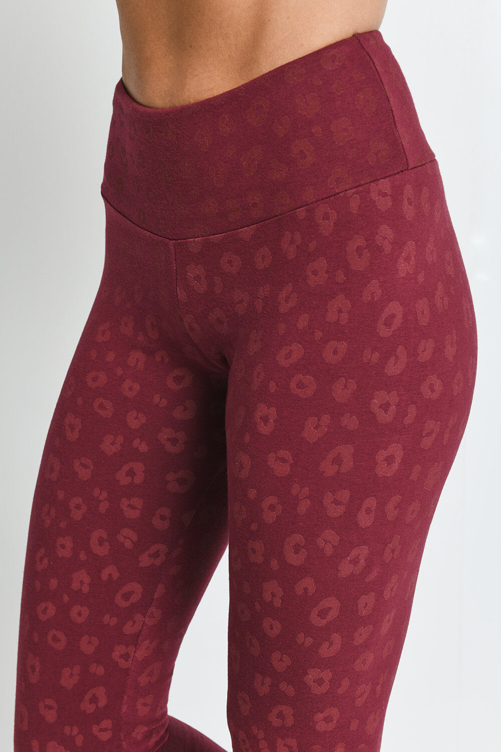 Red animal print on sale leggings