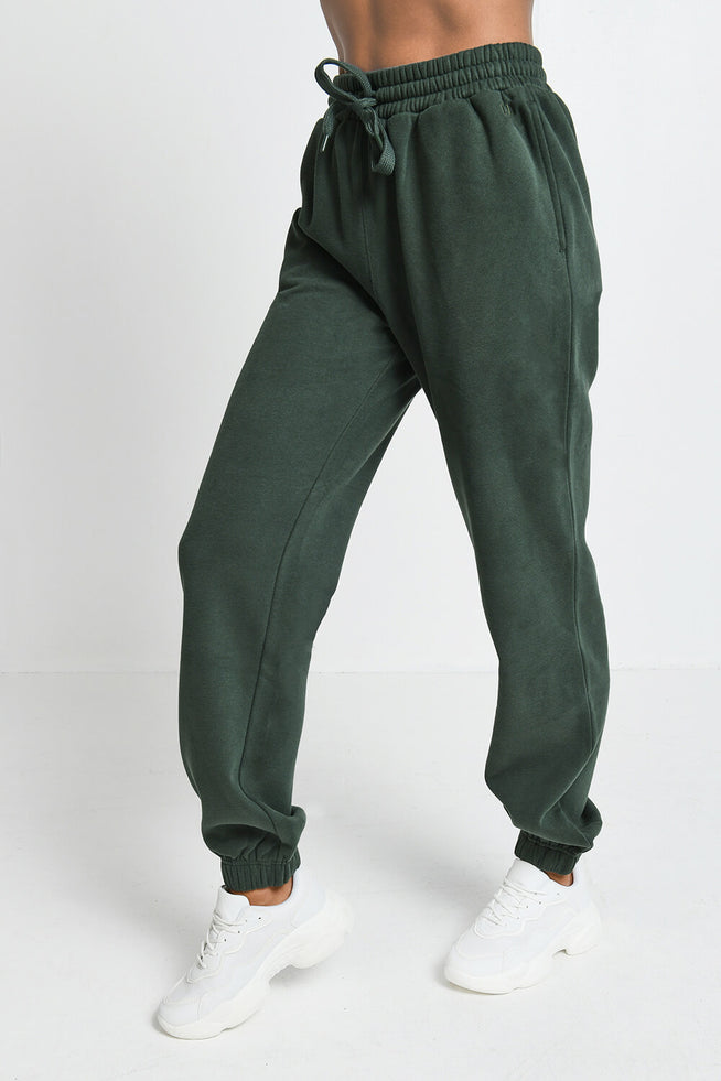Everyday Comfy Joggers--Forest Green