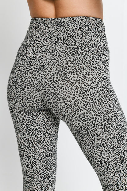 Everyday High Waisted Leggings - Leopard Print