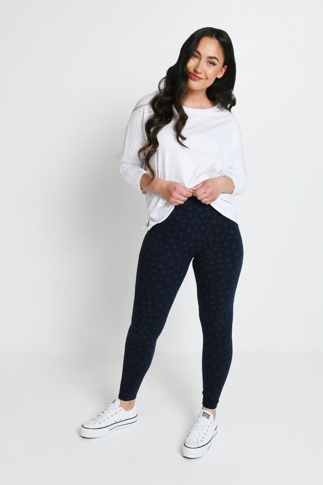 Deep Forest Winter Everyday High Waisted Leggings - LOVALL
