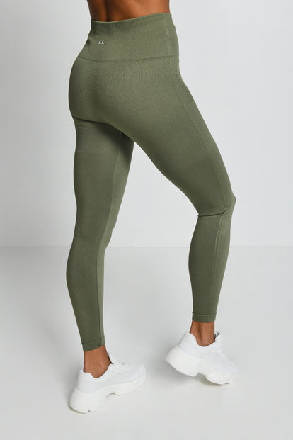Love & Other things seamless high waisted leggings in teal green