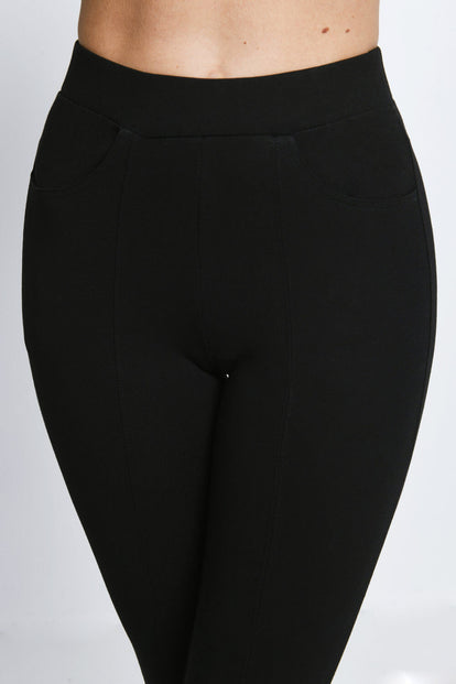 Black Solid Treggings - Selling Fast at